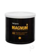Trojan Magnum  40 Premium Lubricated Latex Condoms Large...